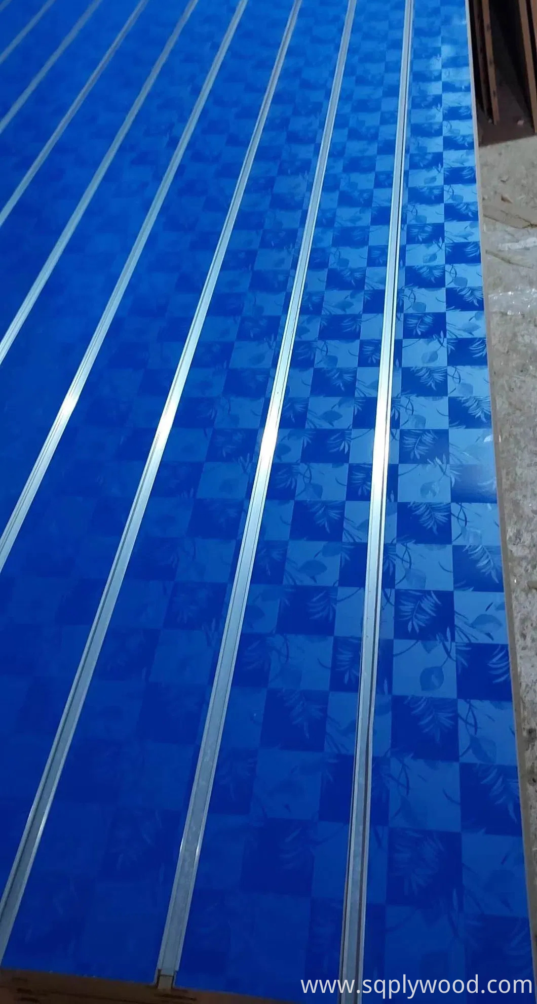 Horizontal Groove Length 2440mm Melamine Colors UV New Design MDF Slatwall Panel Slot Board